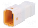 Plug; wire-wire; male; JWPF; 2mm; PIN: 6; w/o contacts; 100V; 3A; IPX7