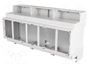 Enclosure: for DIN rail mounting; Y: 90mm; X: 159.5mm; Z: 53mm; PPO