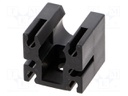 Bracket; ØBraid : 7.5mm; polyamide; -40÷110°C; Colour: black