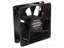 Fan: DC; axial; 24VDC; 120x120x38mm; 200.4m3/h; 46.5dBA; 3200rpm