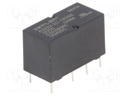 Relay: electromagnetic; DPDT; Ucoil: 12VDC; 0.5A/120VAC; 1A/24VDC