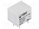 Relay: electromagnetic; SPDT; Ucoil: 6VDC; 10A; max.277VAC; 100Ω