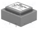 Transformer: encapsulated; 0.6VA; 230VAC; 7.5V; 0.08A; IP00; 70g