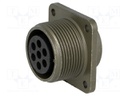 Connector: circular; Series: DS/MS; socket; female; PIN: 7; 13A