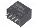 Converter: DC/DC; 3W; Uin: 21.6÷26.4V; 5VDC; Iout: 600mA; SIP4; 2.2g