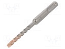 Drill bit; for concrete; Ø: 6mm; L: 110mm; metal; cemented carbide