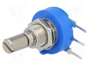 Potentiometer: shaft; multiturn; 10kΩ; 2W; ±10%; linear; cermet