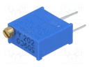 Potentiometer: mounting; multiturn; 2kΩ; 500mW; THT; ±10%; linear