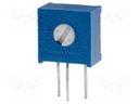 Potentiometer: mounting; single turn,vertical; 500Ω; 500mW; ±10%