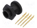 Connector: circular; Series: EN2; socket; male; soldering; PIN: 4; 5A