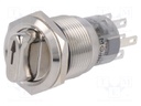 Switch: rotary; Pos: 3; DP4T; 0.5A/220VAC; 1A/24VDC; -20÷55°C; 50mΩ