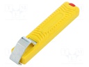 Stripping tool; Wire: round; Length: 132mm; Øcable: 8÷28mm