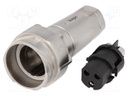 Connector: circular; plug; female; PIN: 3; Buccaneer 7000; 25A; 600V