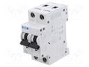 Circuit breaker; 230/400VAC; Inom: 8A; Poles: 2; DIN; Charact: C