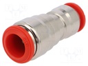 Push-in fitting; straight,inline splice,reductive; -0.99÷20bar