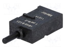 Switch: push-button; Pos: 2; SPDT; 0.5A/60VAC; 0.5A/60VDC; 4N; round