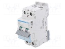 Circuit breaker; 230/400VAC; Inom: 20A; Poles: 1+N; DIN; Charact: C