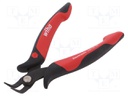 Pliers; curved,flat; 142mm; Series: Electronic