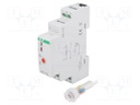 Twilight switch; IP65; 230VAC; SPST-NO; DIN; -25÷50°C