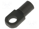 Mounting element for gas spring; Mat: steel; 8.5mm; Thread: M8