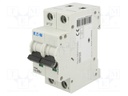 Circuit breaker; 230VAC; Inom: 16A; Poles: 2; DIN; Charact: B; 6kA