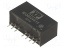 Converter: DC/DC; 5W; Uin: 9÷36V; 15VDC; Iout: 334mA; SIP8; 4.8g