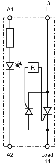 Relay: solid state; Ucntrl: 40÷280VAC; 30A; 48÷480VAC; DIN; IP20