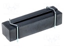 Ferrite: two-piece; 28AWG; 40Ω; A: 45mm; B: 12.7mm; C: 34.4mm; D: 10mm