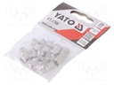 Threaded insert; stainless steel; M8; Pitch: 1,25; 20pcs.