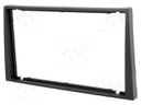 Radio mounting frame; Opel,Renault,Suzuki; 2 DIN; dark grey