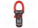 AC/DC digital clamp meter; Øcable: 55mm; Sampling: 5x/s