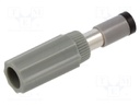 Plug; DC supply; female; 6/1,98mm; for cable; soldering; 3A; 34VDC