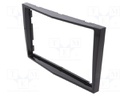 Radio frame; Opel; 2 DIN; black gloss