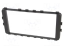 Radio mounting frame; Toyota; 2 DIN; black