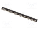 Pin header; pin strips; male; PIN: 80; straight; 2mm; THT; 2x40