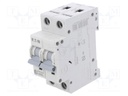 Circuit breaker; 230/400VAC; Inom: 16A; Poles: 2; DIN; Charact: B