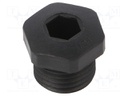 Stopper; PG7; IP54; Mat: polyamide; black; Man.series: V-NE PG