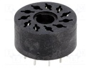 Socket; PIN: 11; 10A; 250VAC; Mounting: PCB; Leads: for PCB; -40÷80°C