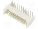 Socket; wire-board; male; 2mm; PIN: 20; THT; 100V; 2A; angled