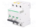 Circuit breaker; 400VAC; Inom: 4A; Poles: 3; DIN; Charact: C; 6kA