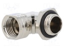 Cable gland; angular; M16; 1.5; IP55; Mat: zinc die-cast