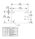 Converter: AC/DC; 1W; 85÷305VAC; Usup: 100÷430VDC; Uout: 9VDC; OUT: 1