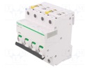 Circuit breaker; 400VAC; Inom: 50A; Poles: 3+N; DIN; Charact: C; 6kA