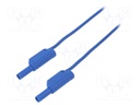 Test lead; PVC; 2m; blue; 32A; Cond.cross sec: 2.5mm2