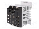 Relay: solid state; Ucntrl: 4÷30VDC; 50A; 24÷240VAC; 3-phase; DIN