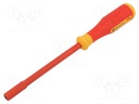 Screwdriver; insulated; hex socket; HEX 5mm; Blade length: 125mm