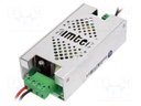 Power supply: switched-mode; volatage source; 30W; 12VDC; -12VDC