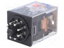 Relay: electromagnetic; DPDT; Ucoil: 24VDC; 10A/250VAC; 10A/30VDC