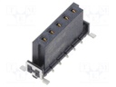 Connector: PCB to PCB; female; PIN: 5; 2.54mm; -55÷125°C; 20A; SMT
