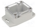 Enclosure: multipurpose; X: 58mm; Y: 64mm; Z: 35mm; with fixing lugs